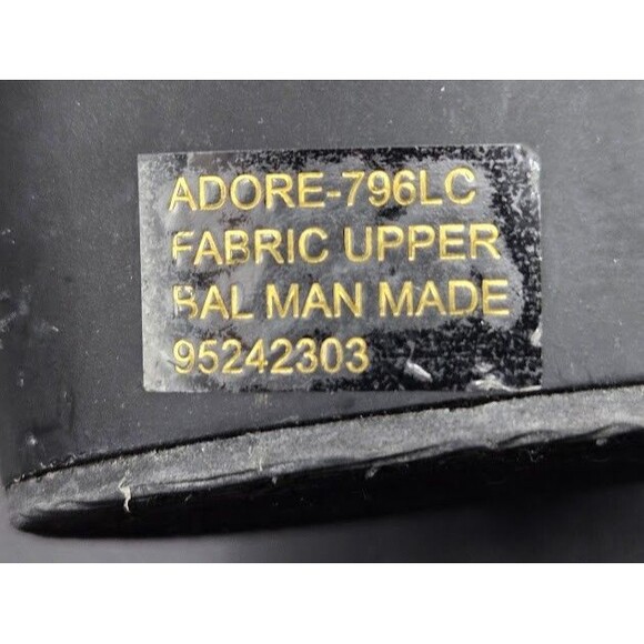 Pleaser Delight Womens Heels 9 Adore Black Mesh Platforms Goth Exotic Dancer - Picture 9 of 10